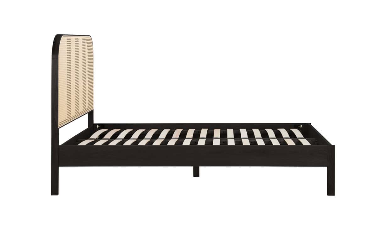 4ft6 Margot Rattan Bed - Black - Image 6