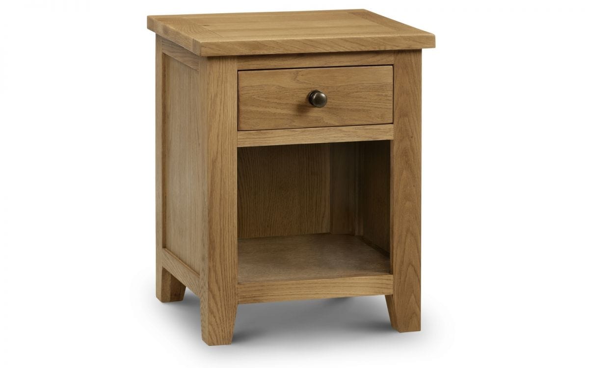 Amsterdam 1 Drawer Bedside - Oak | Buy Online | Beds.ie