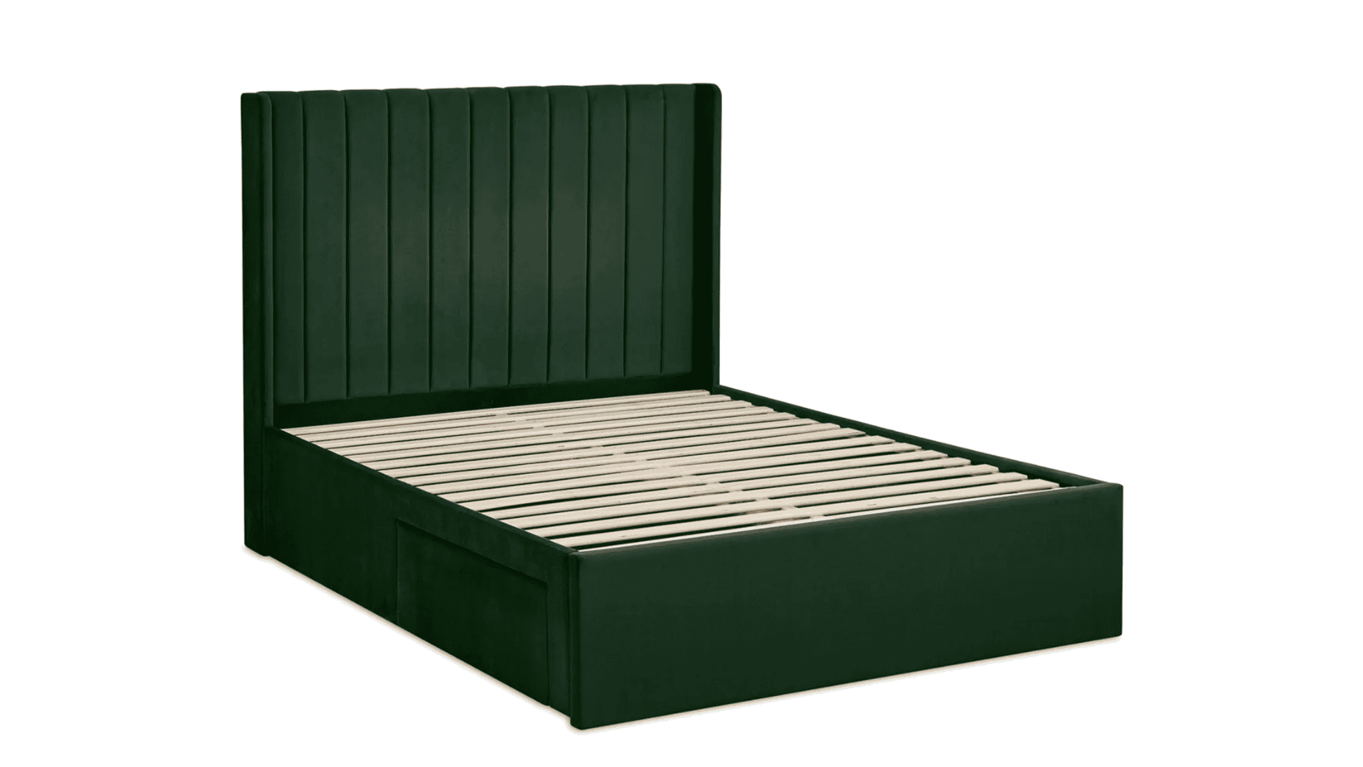 Leigha 5ft Bedframe - Green Velvet - Image 5