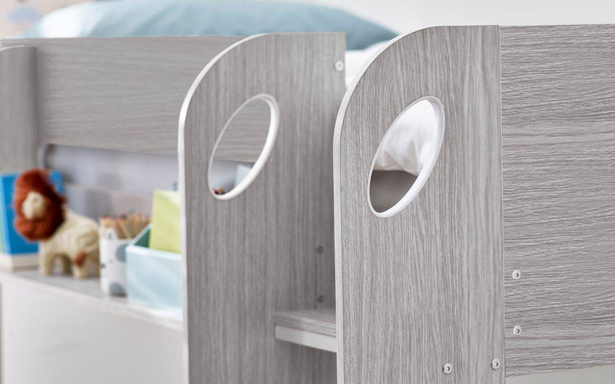 Montu Bunk Bed & Underbed - Grey Oak - Image 5