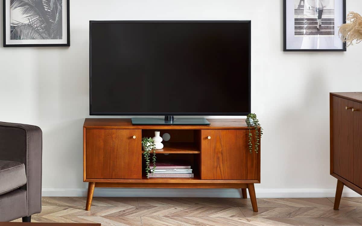 Lowell Media Unit - Cherry Wood | Buy Online | Beds.ie