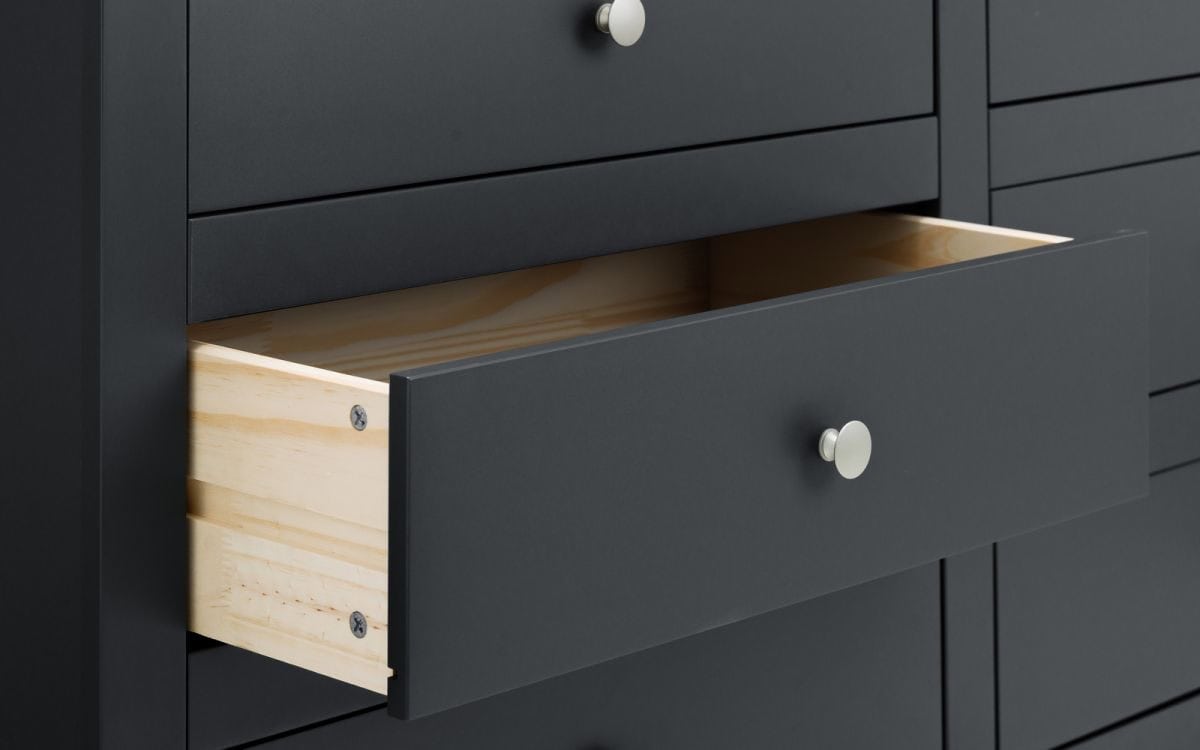 Scottie 6 Drawer Chest - Anthracite - Image 4