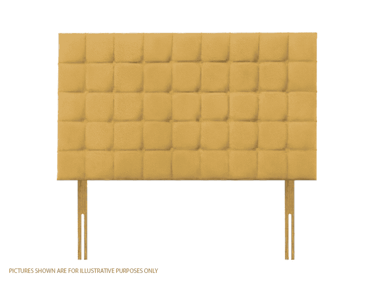 Apollo 6ft Boston Headboard - Velvet Beige | Buy Online | Beds.ie