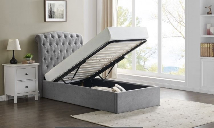 Limelight Rosa 3ft Ottoman - Light Grey | Buy Online | Beds.ie