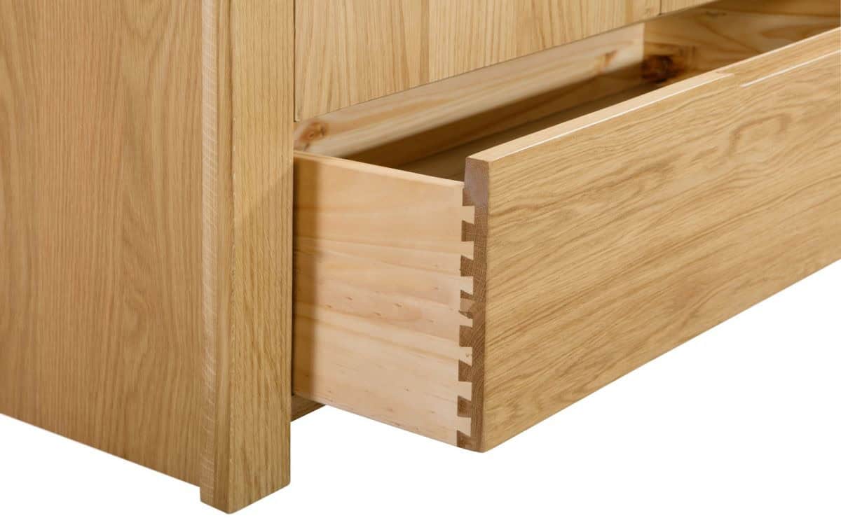 Contour 3 Drawer Chest - Waxed Oak - Image 3