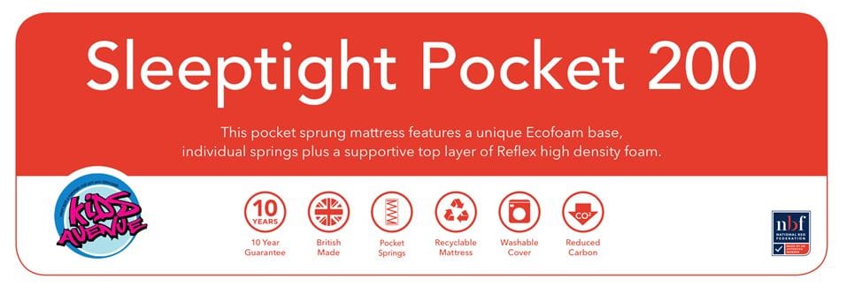 Sleeptight Pocket Sprung Mattress - European Single - Image 3
