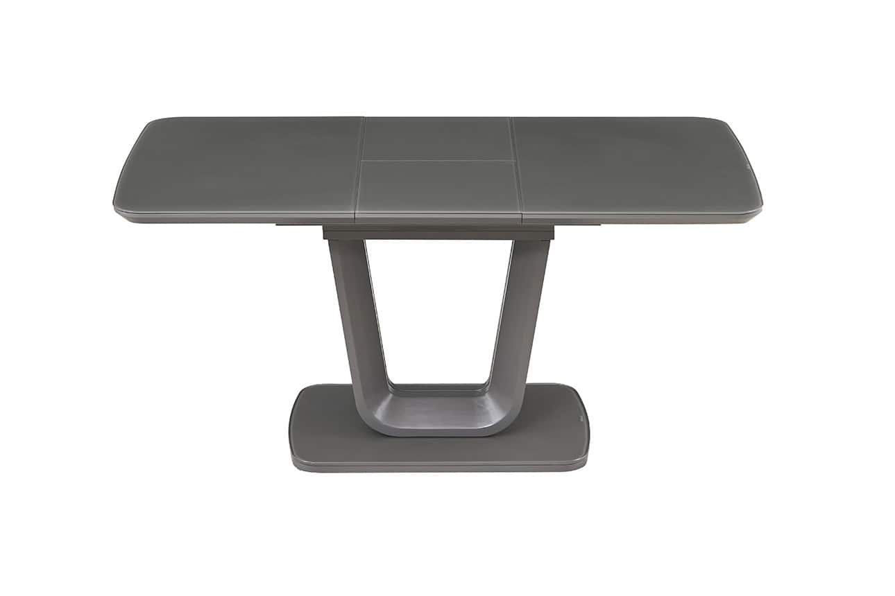 Lazzaro Extending Dining Table Graphite Grey - 120-160cm | Buy Online | Beds.ie