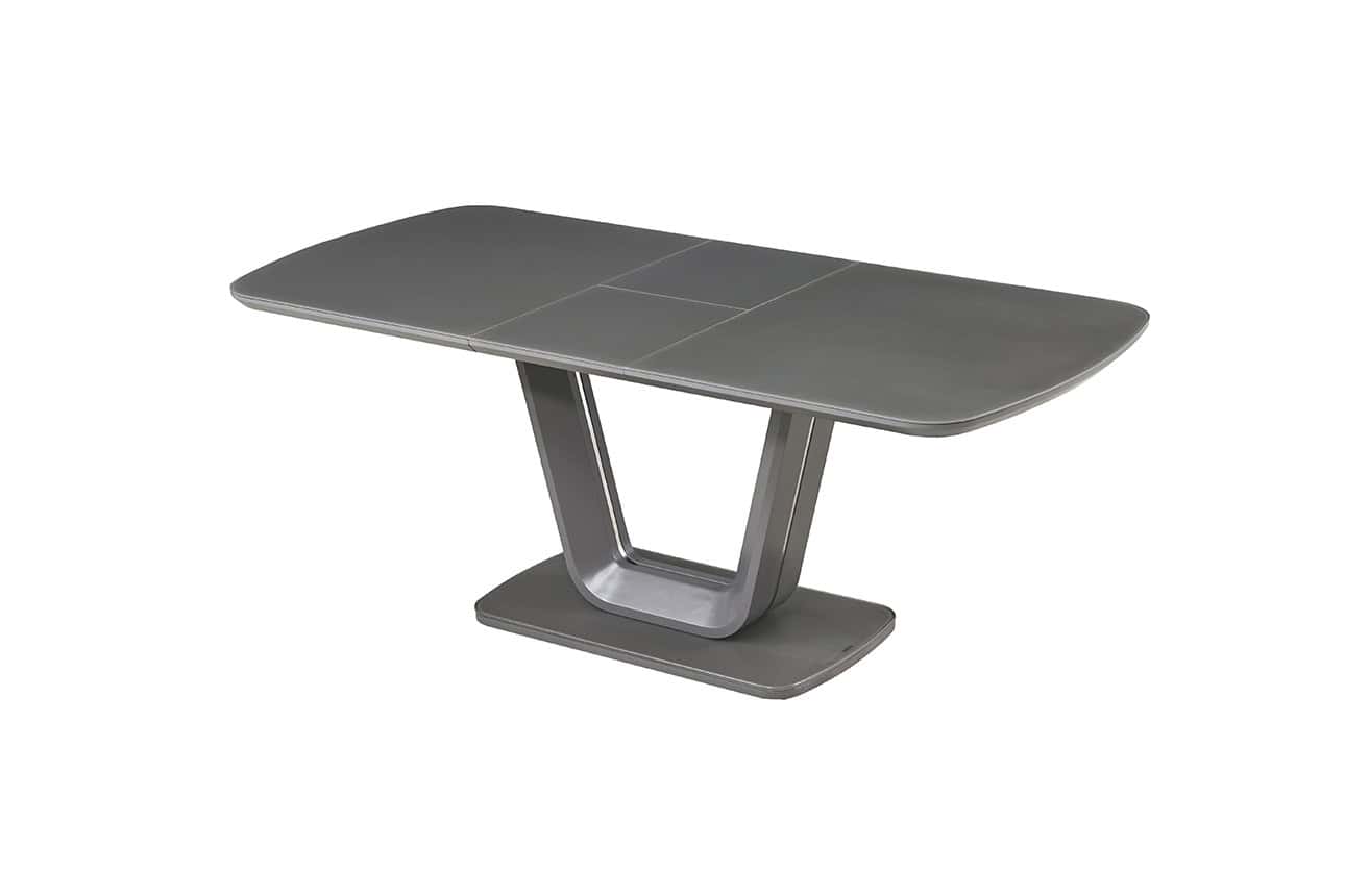 Lazzaro Extending Dining Table Graphite Grey - 120-160cm - Image 2