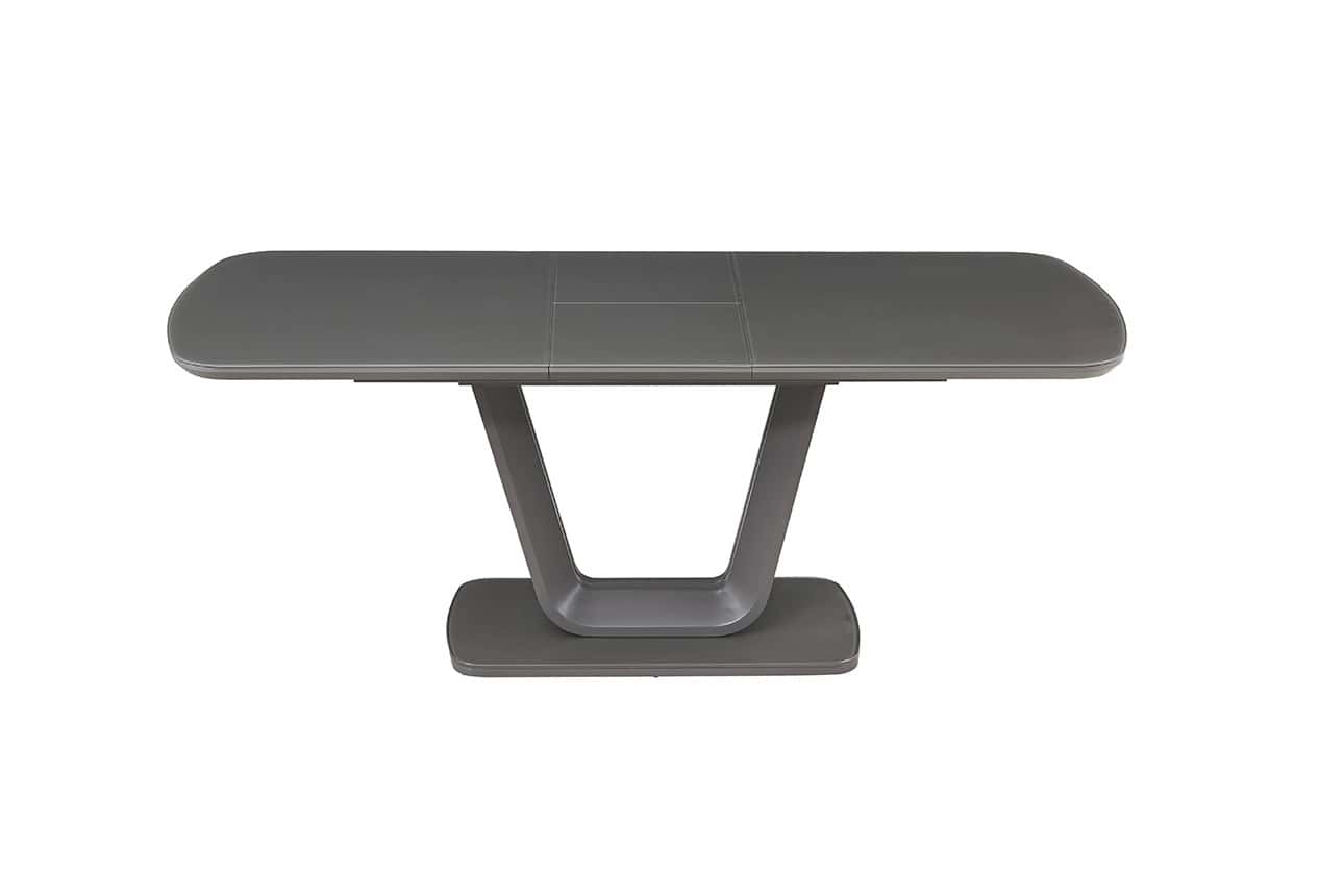 Lazzaro Extending Dining Table Graphite Grey - 120-160cm - Image 3