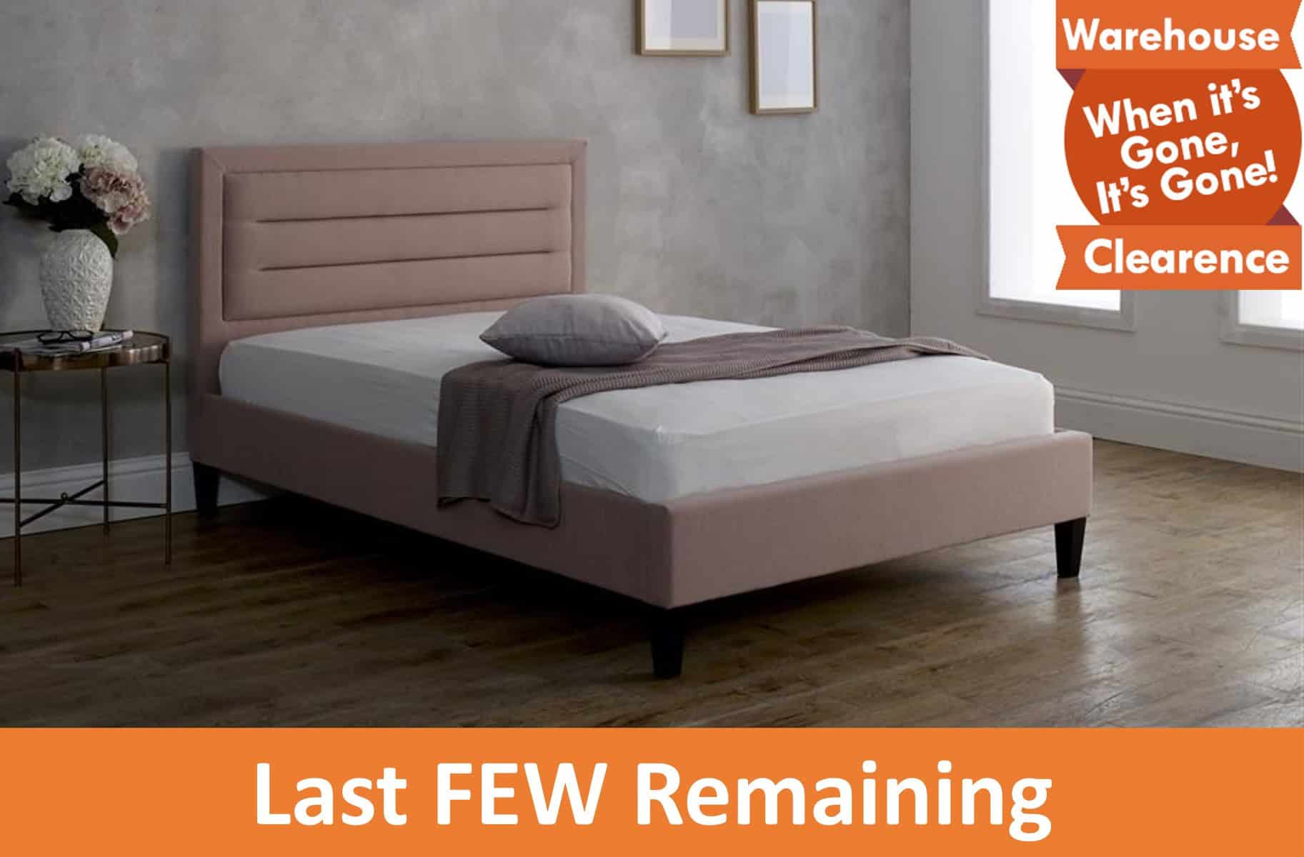Limelight Picasso 3ft Bedframe - Dusk Pink - Image 4