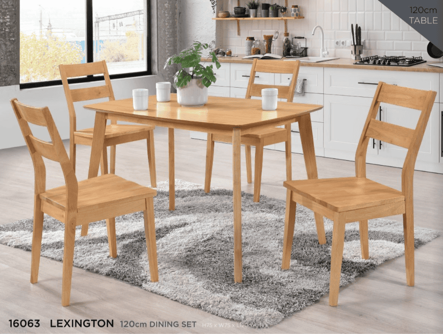 Lexington 120cm Dining Set - Light Oak | Buy Online | Beds.ie