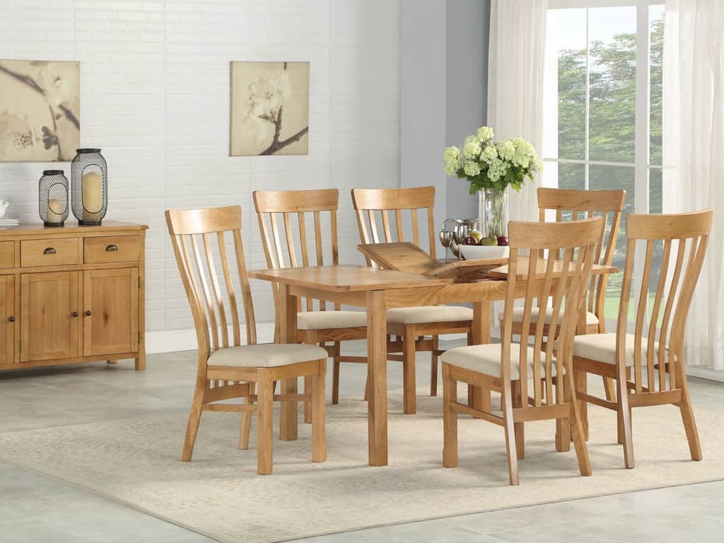 Kilmore Oak 4ft Extension Set (4 Chairs) | Buy Online | Beds.ie