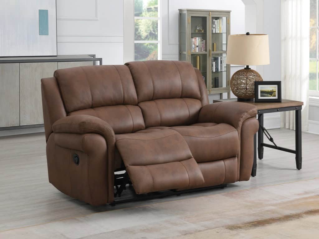 Farnham Ultra 2 Seater Manual Recliner - Tan | Buy Online | Beds.ie