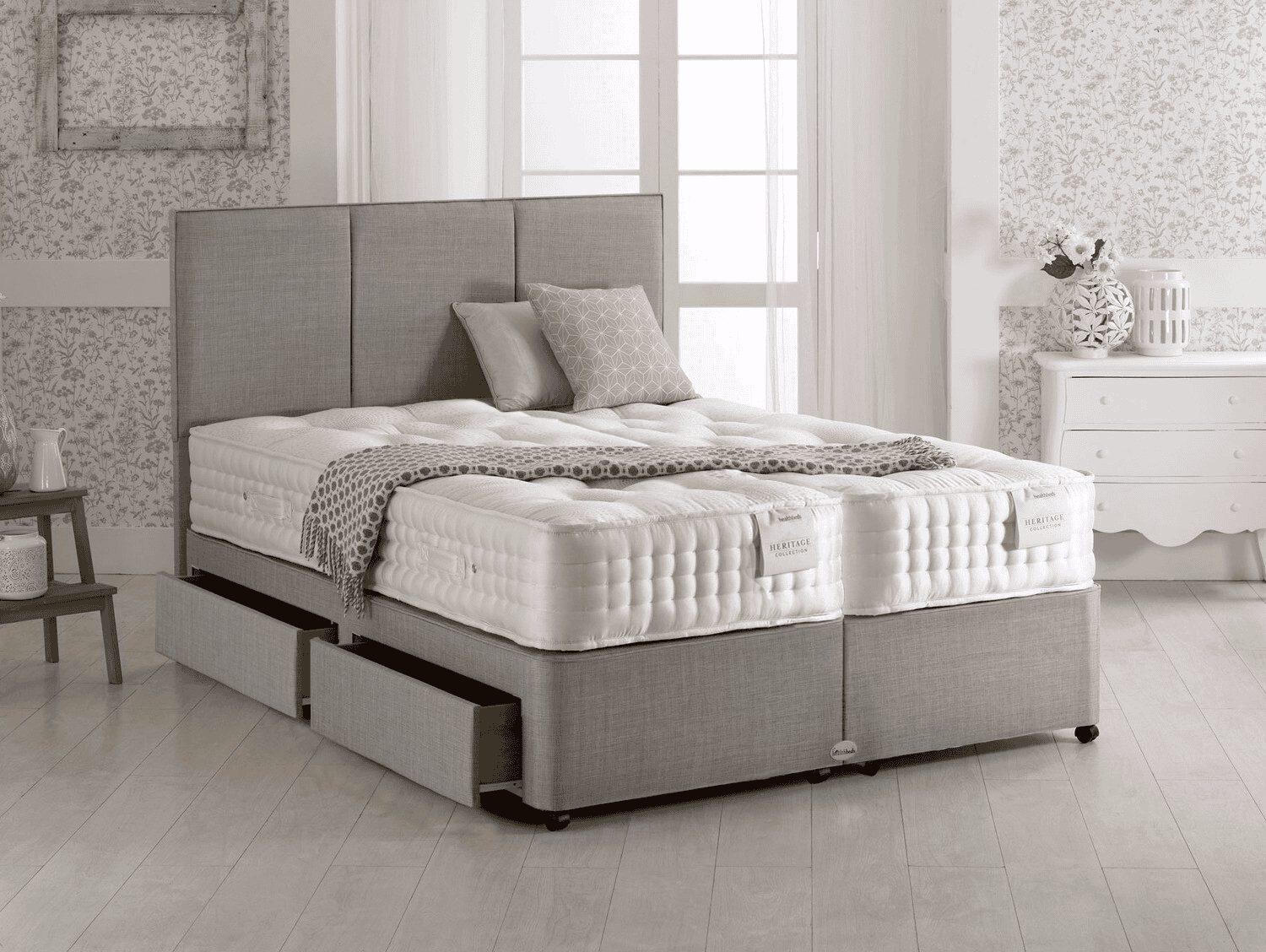 Healthbeds 6ft Luxor 1500 4 Drawer Zip & Link Bed - Image 4