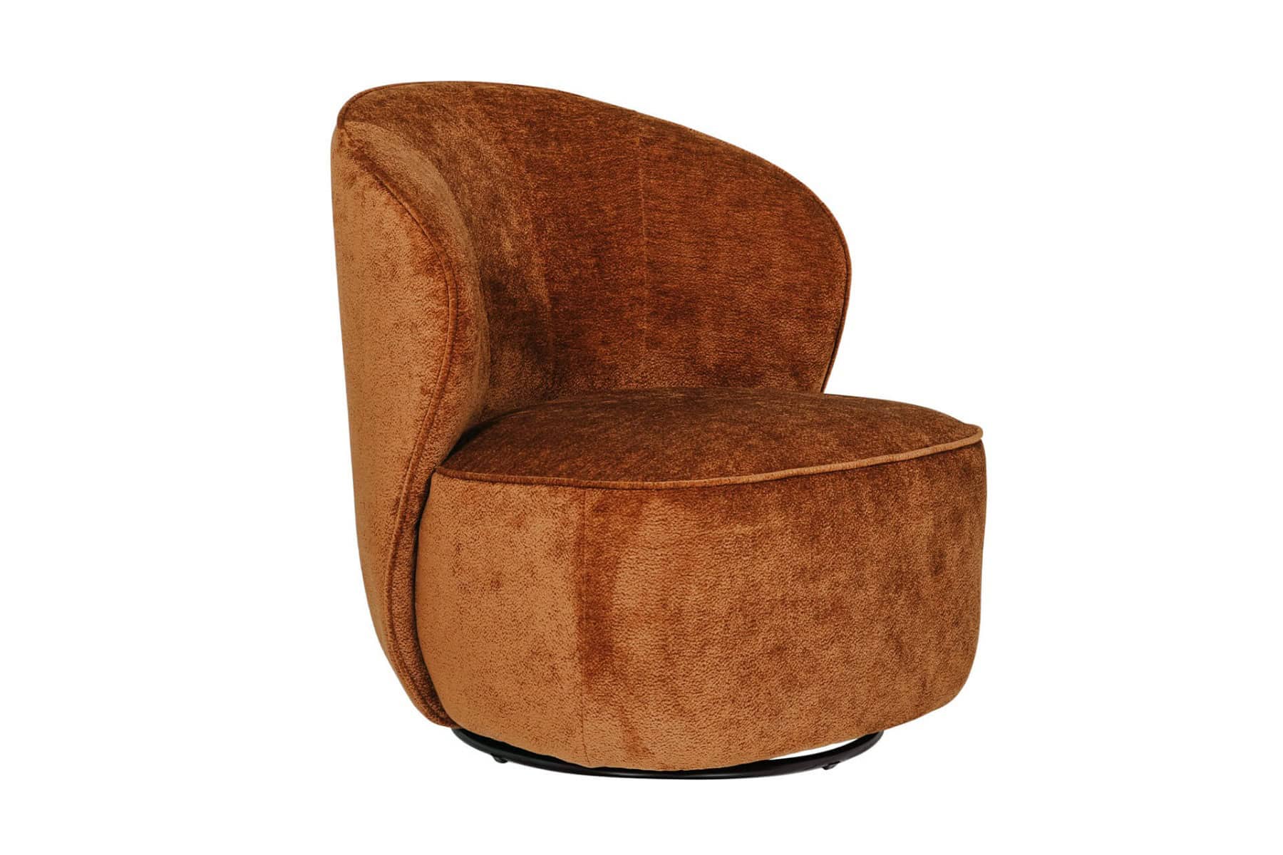 Edie Swivel Accent Chair - Rust | Buy Online | Beds.ie