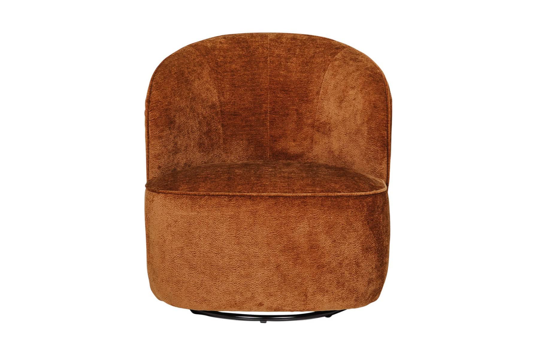 Edie Swivel Accent Chair - Rust - Image 2