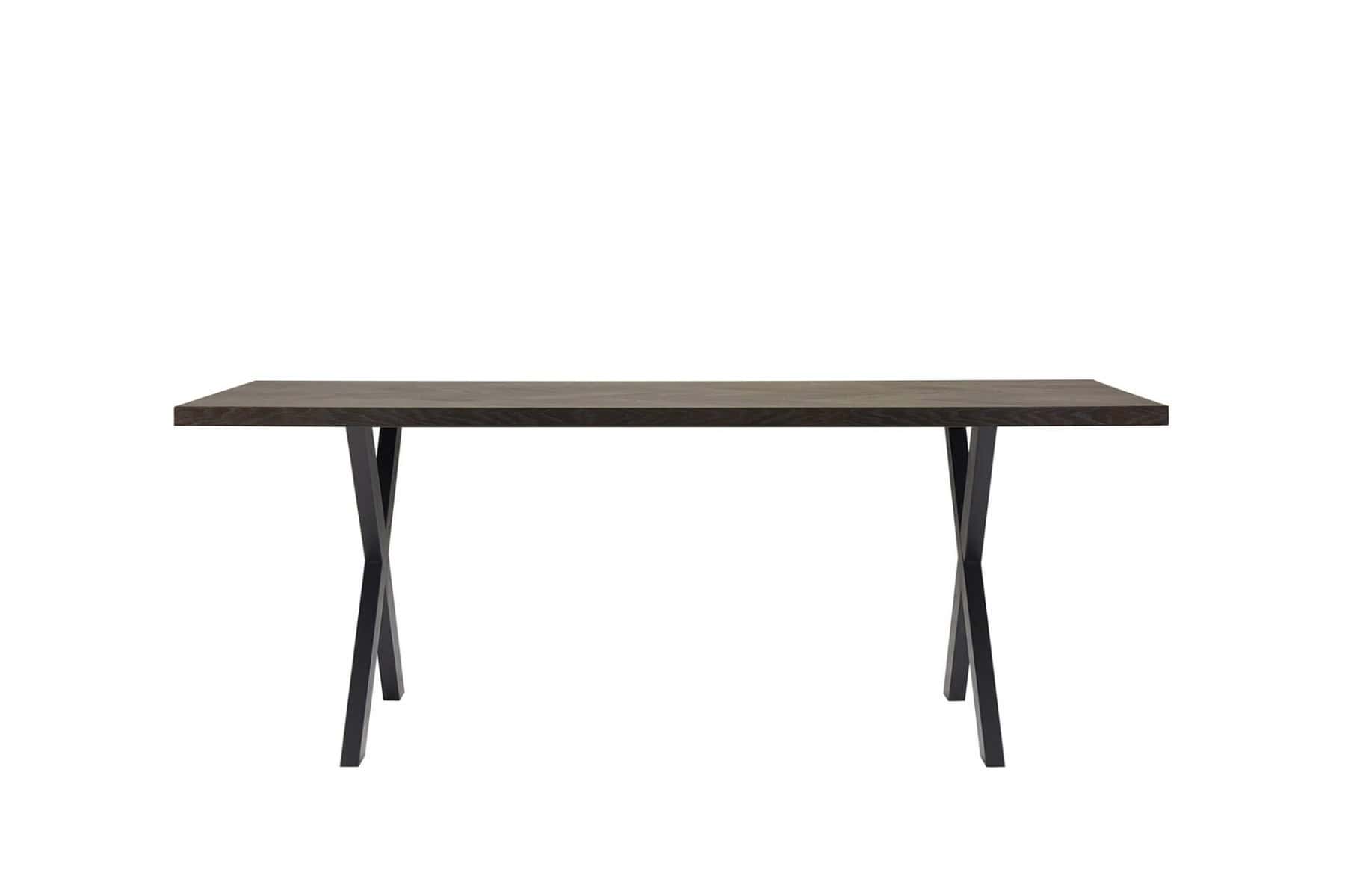 Nate Dining Table 1800 - Smoked Oak - Image 2