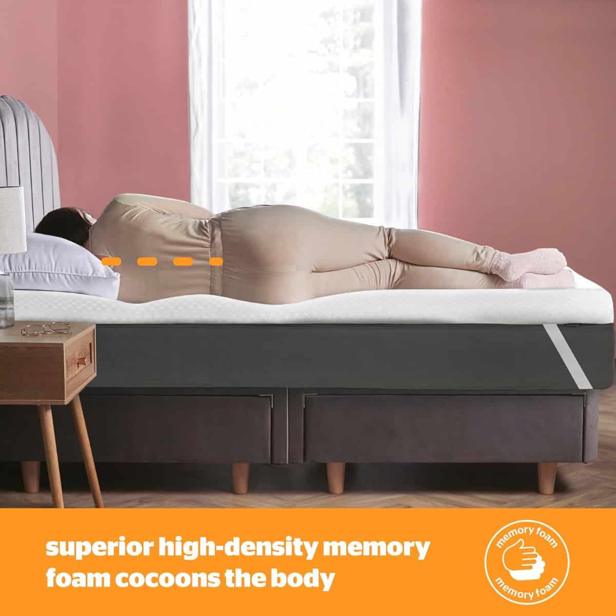 Silentnight Impress Memory Foam Mattress Topper - 3ft Single - Image 4