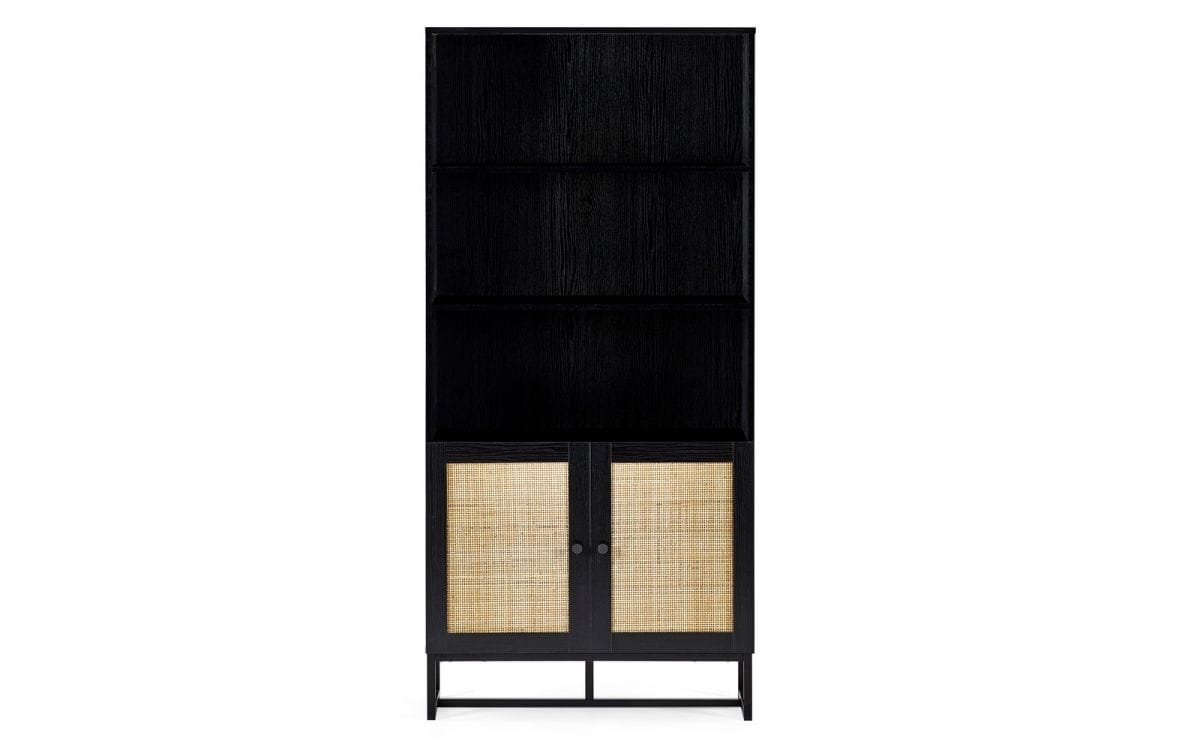 Corbridge Tall Bookcase - Black - Image 2