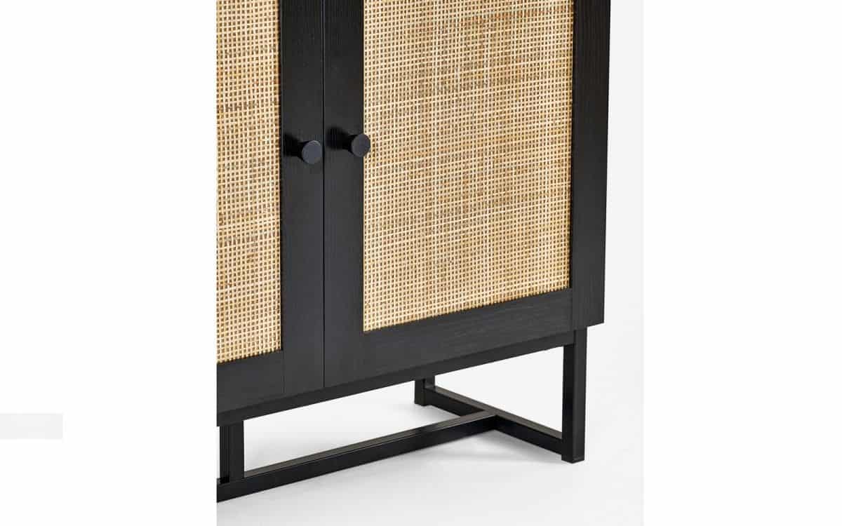 Corbridge Tall Bookcase - Black - Image 5