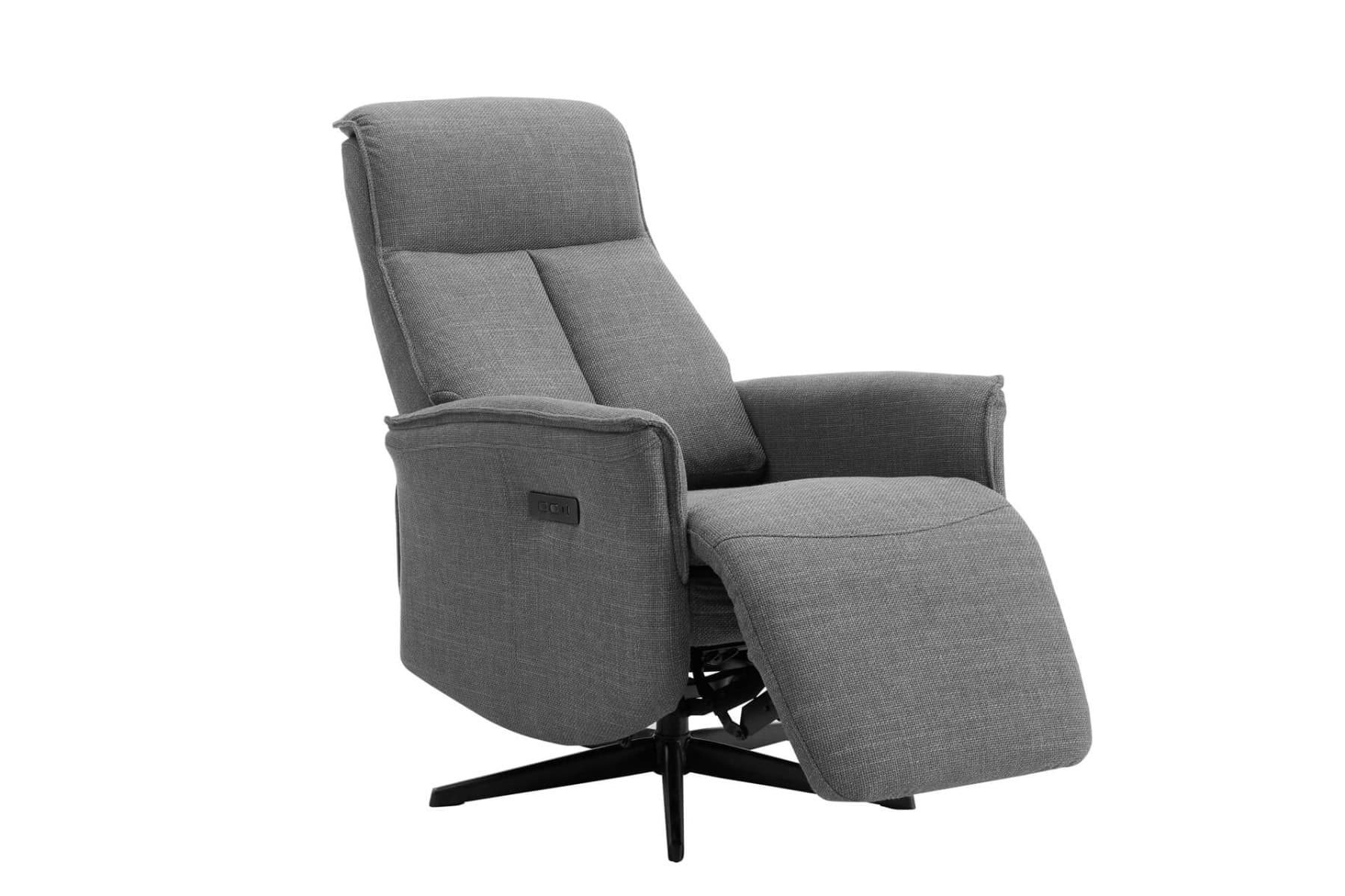 Riya Electric Recliner Accent Chair - Charcoal | Buy Online | Beds.ie