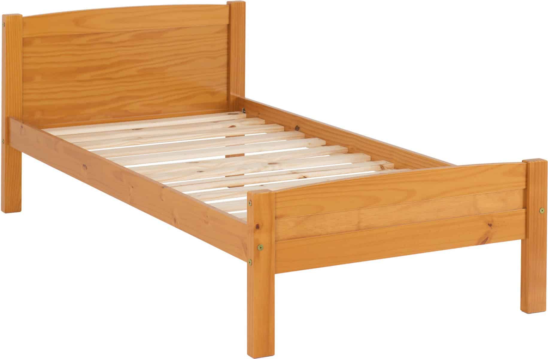 Amber 3ft Bedframe - Antique Pine - Image 3