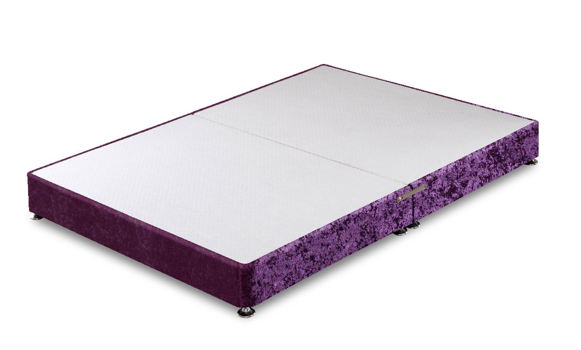 Apollo 4ft Glitz Purple Low Profile Divan Base | Buy Online | Beds.ie