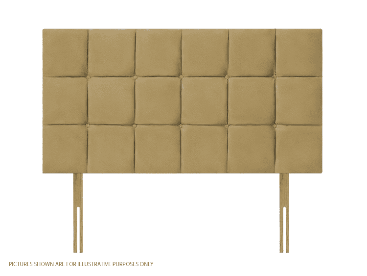 Apollo 2ft6 Croydon Headboard - Velvet Sand | Buy Online | Beds.ie