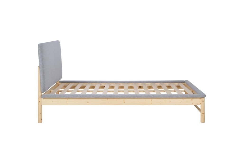 4ft6 Ezra Bedframe - Grey & Oak - Image 10