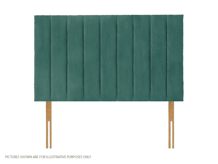Apollo 2ft6 Dartford Headboard - Velvet Turquoise | Buy Online | Beds.ie