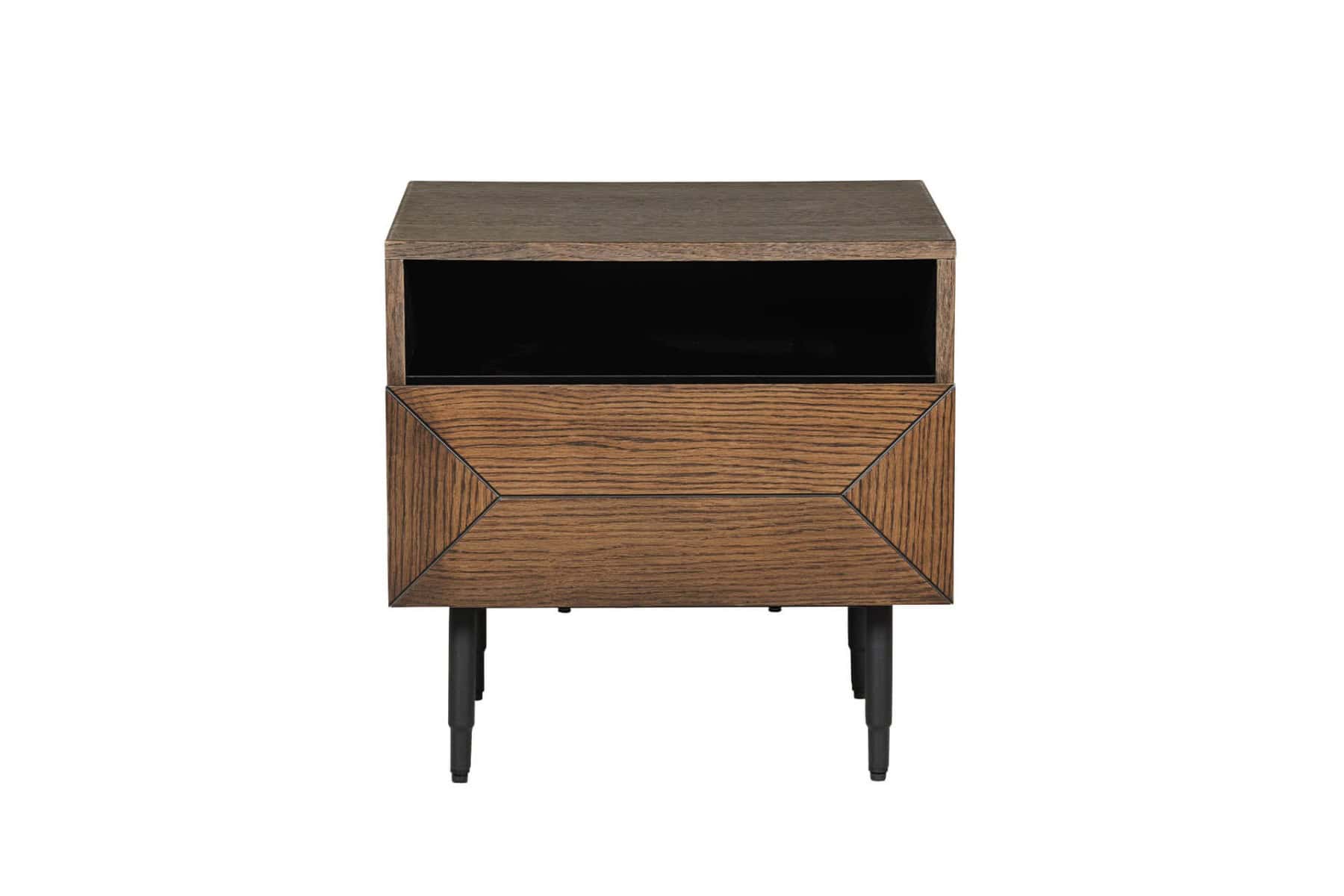 Nate Bedside Table Natural - Smoked Oak | Buy Online | Beds.ie