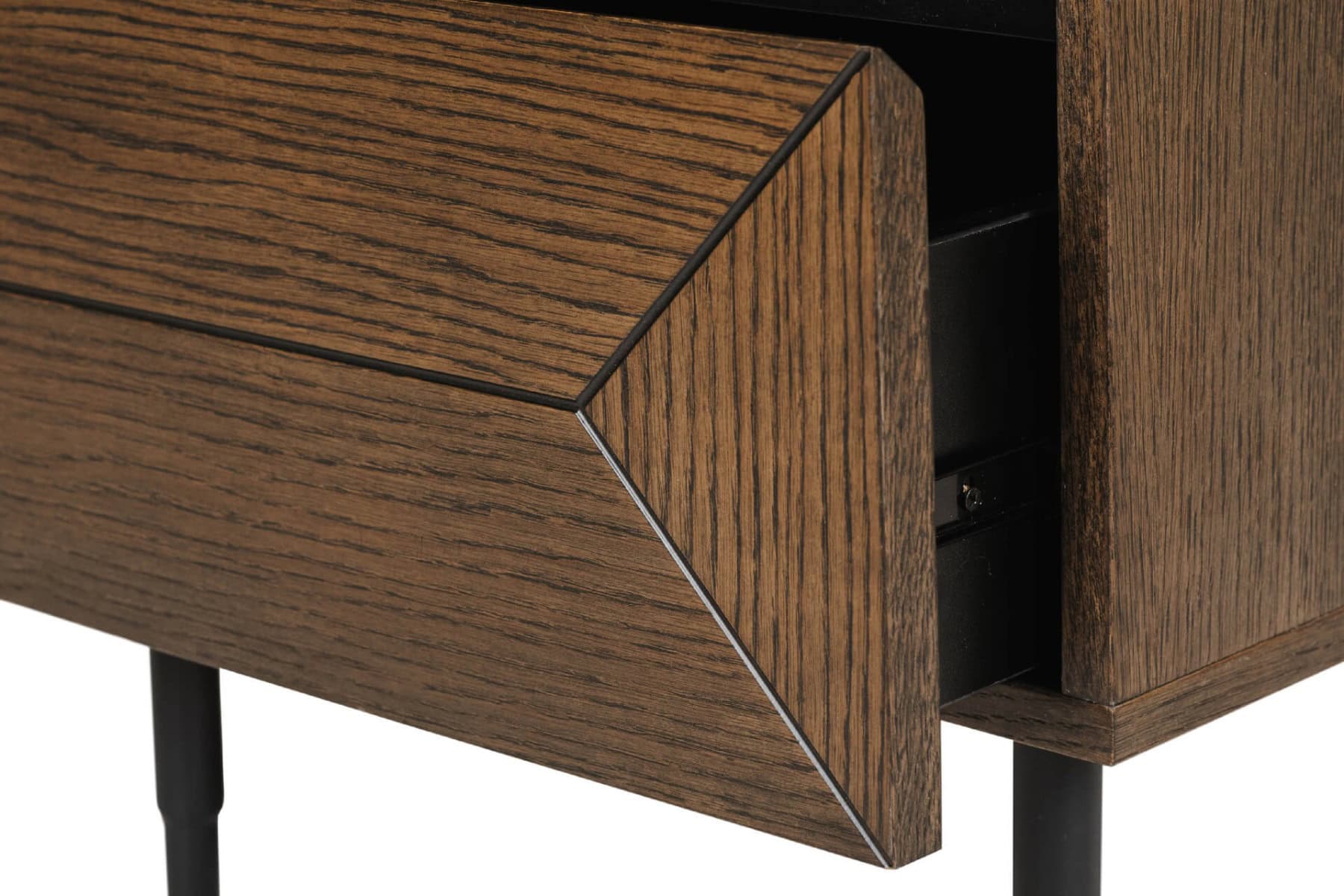 Nate Bedside Table Natural - Smoked Oak - Image 5