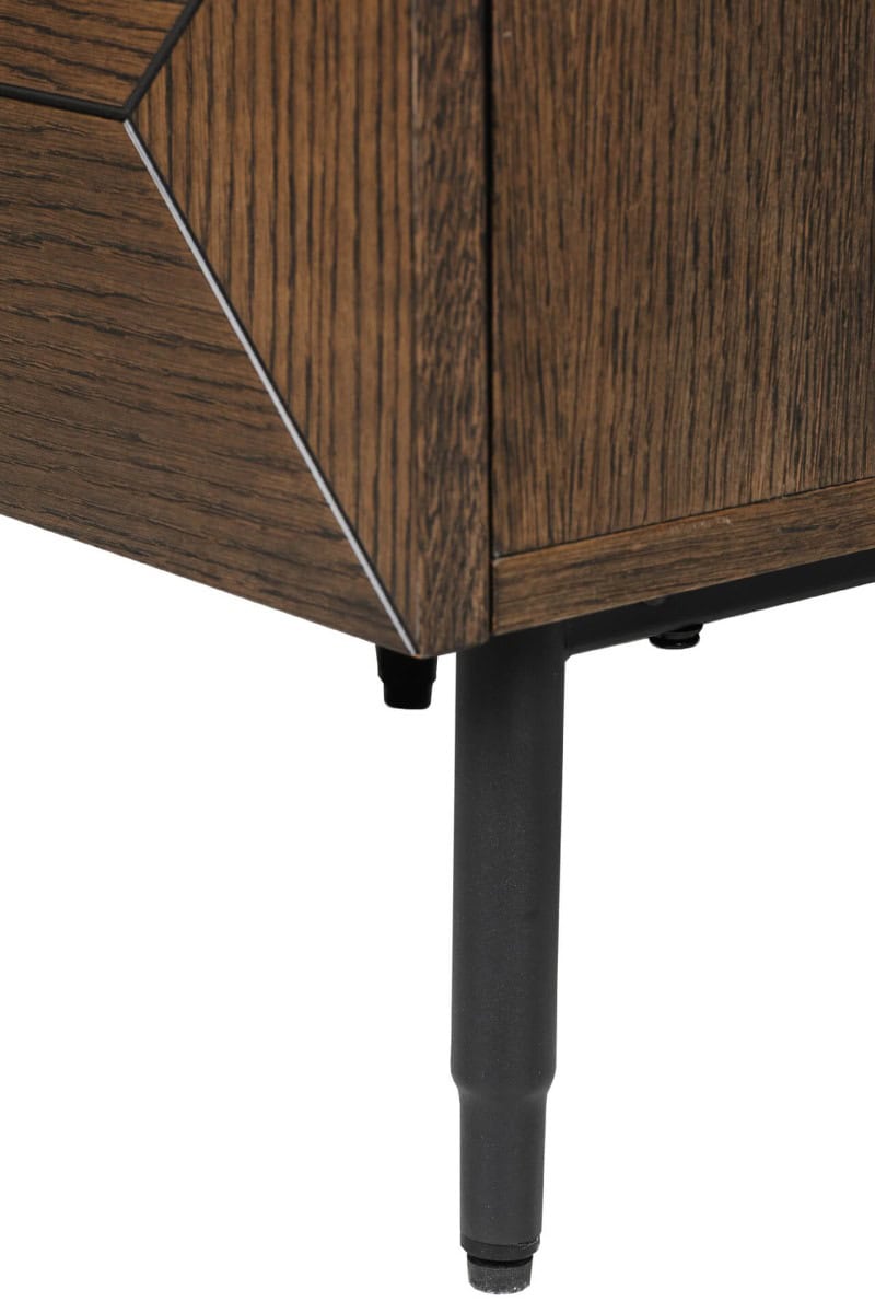 Nate Bedside Table Natural - Smoked Oak - Image 7