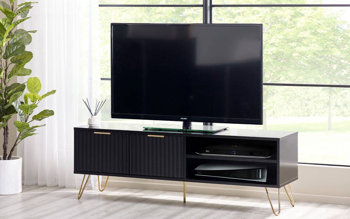 Murphy TV Unit - Matte Black | Buy Online | Beds.ie