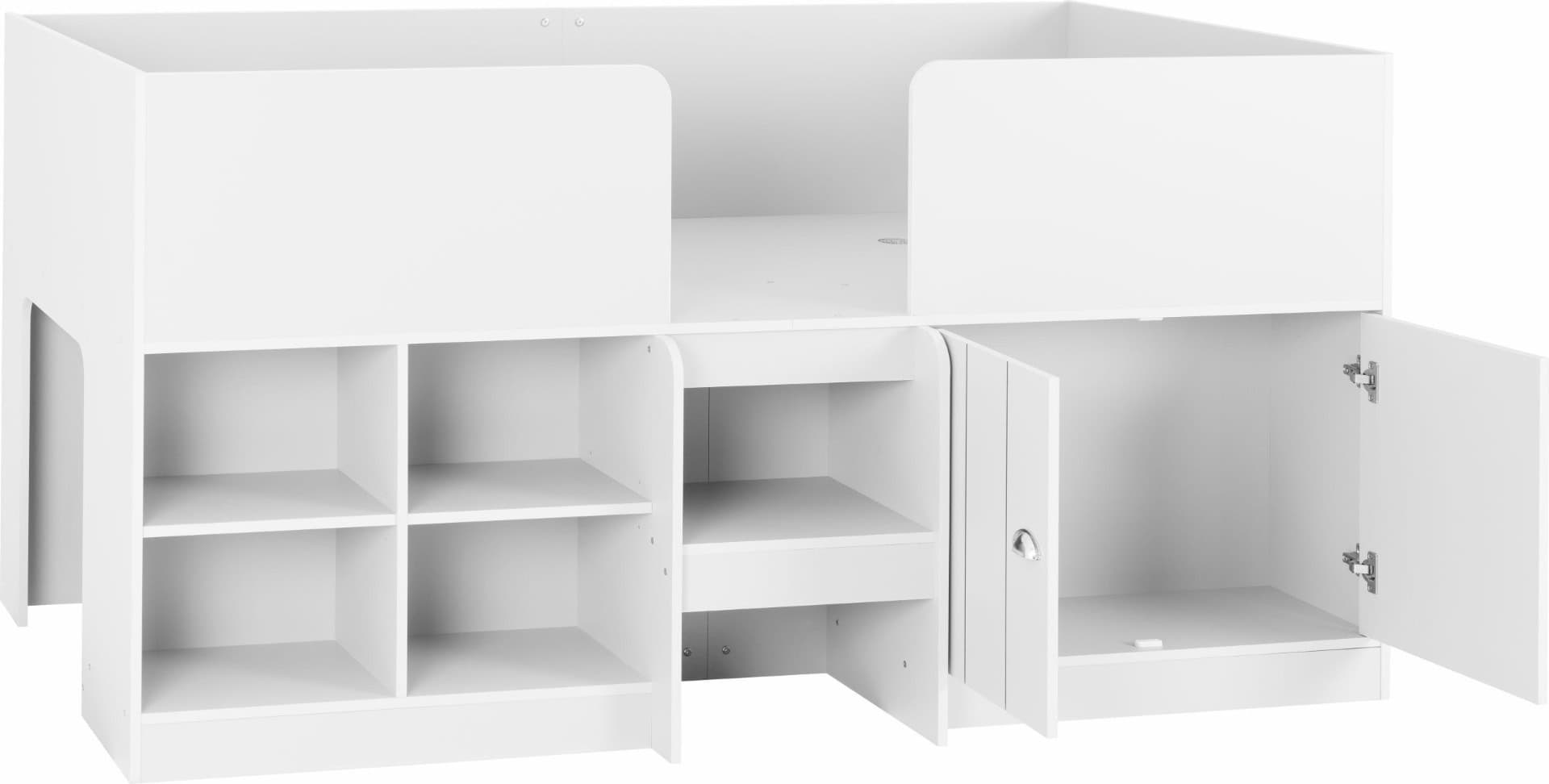 Orlando Low Sleeper Bed - White - Image 4