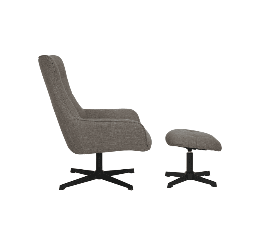 Morgan Swivel Recliner - Dark Grey - Image 3