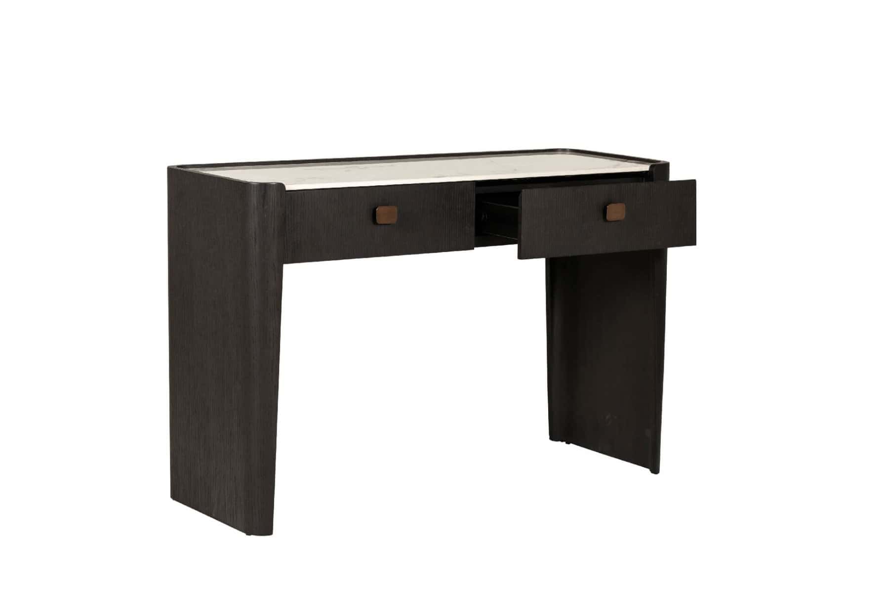 Rhodes 2 Drawer Dressing Table - Ebony | Buy Online | Beds.ie
