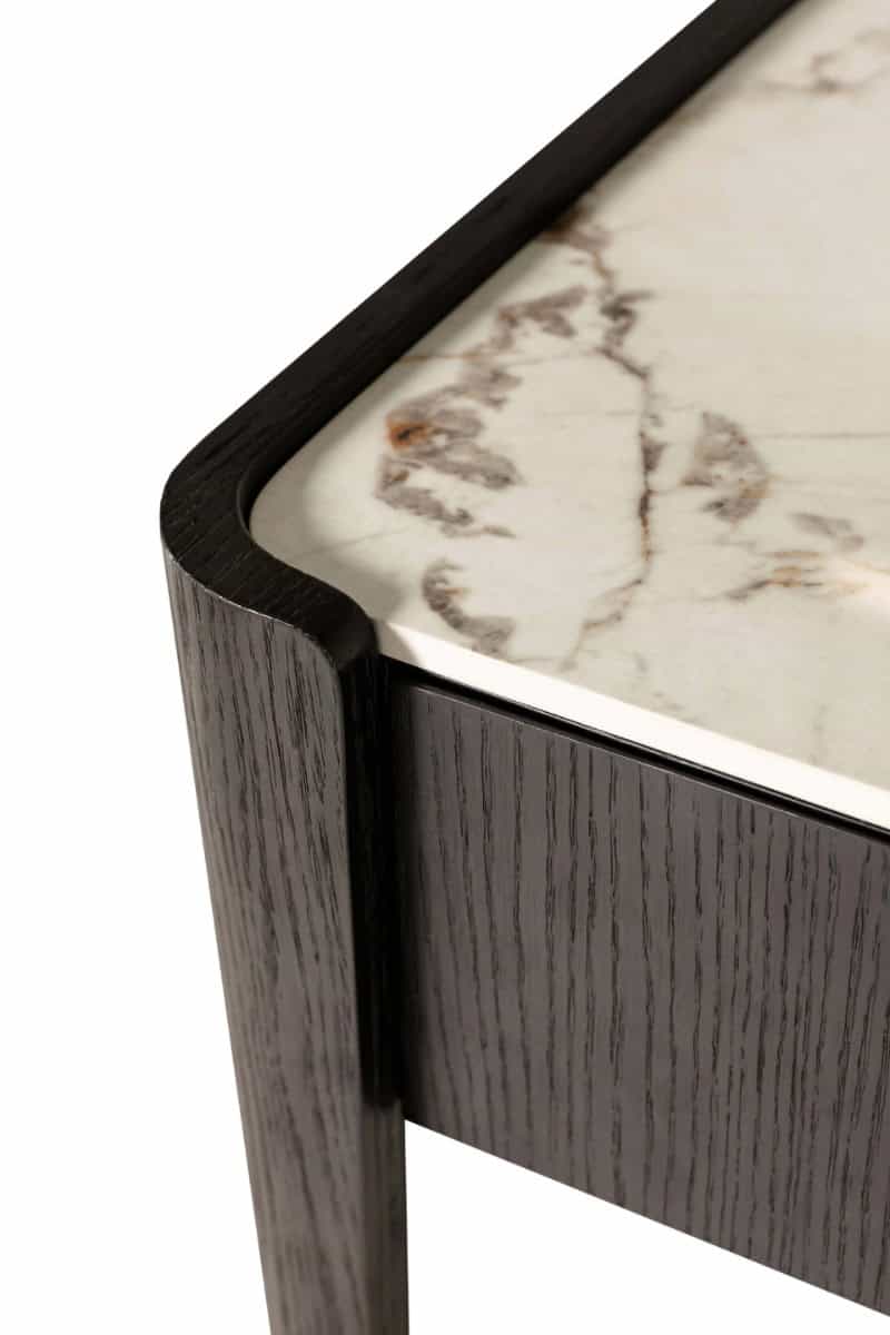Rhodes 2 Drawer Dressing Table - Ebony - Image 5