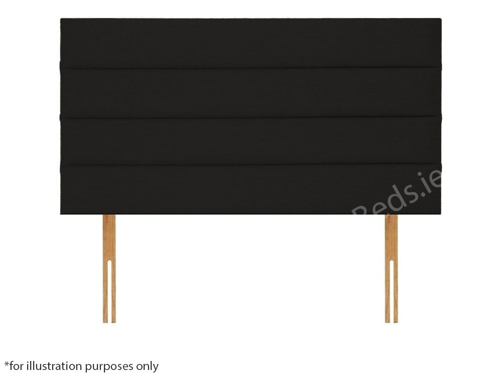 Apollo 5ft Dundee Headboard - Azzure Black | Buy Online | Beds.ie