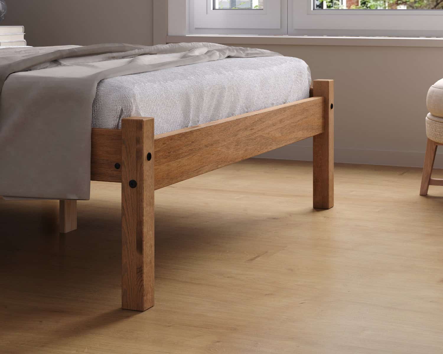 4ft6 Rio Bedframe - Pine - Image 3