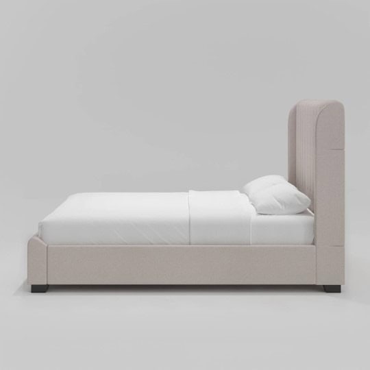 Megan 5ft Bedframe - Beige - Image 5