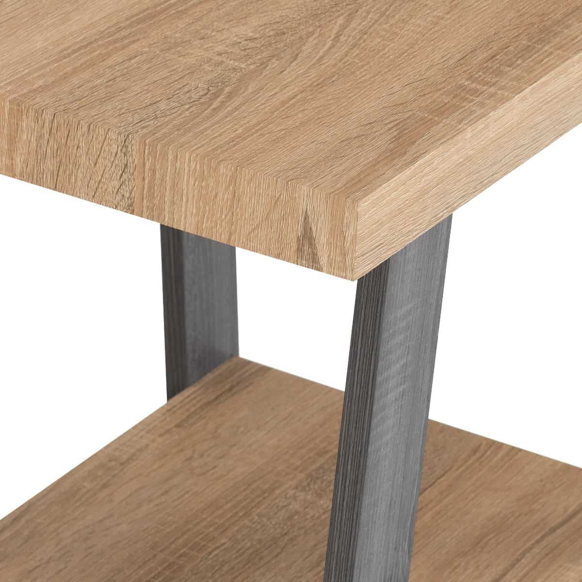 Eddie Side Table - Grey/Sonoma Effect - Image 3