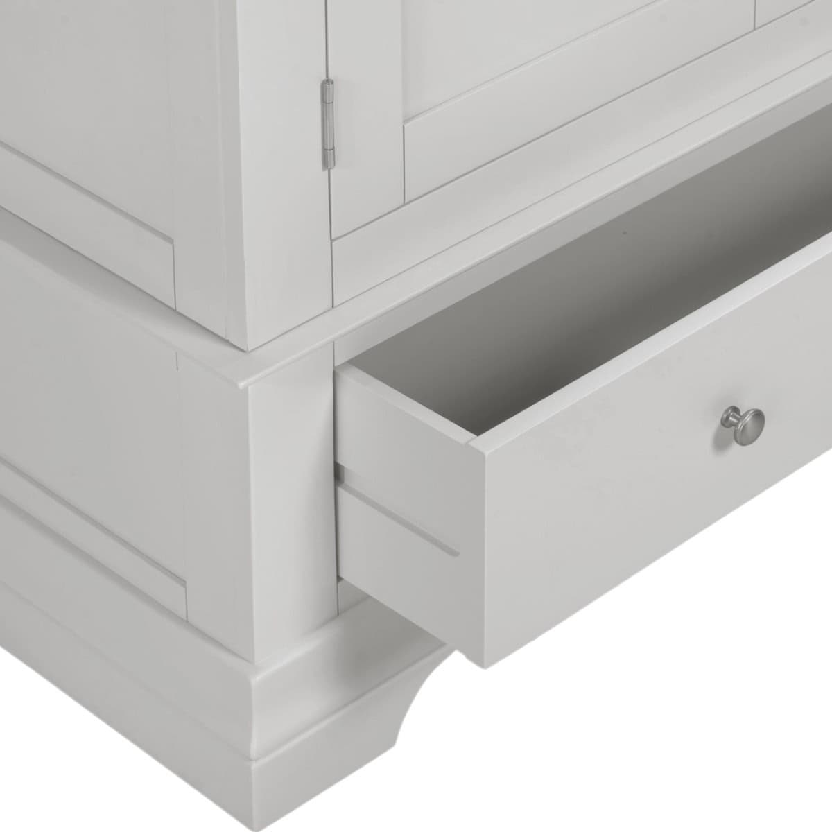 Bordeaux 2 Door Wardrobe - Pebble Grey - Image 6
