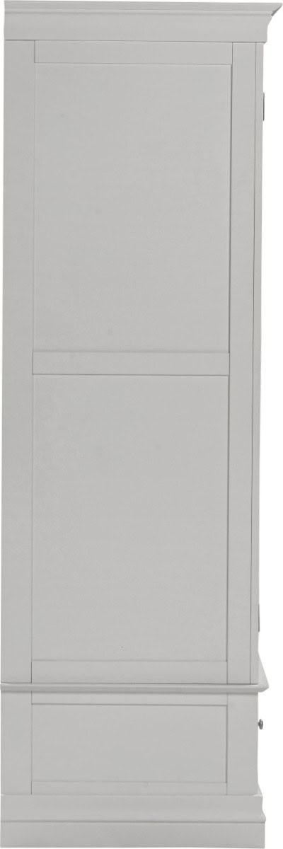 Bordeaux 2 Door Wardrobe - Pebble Grey - Image 7