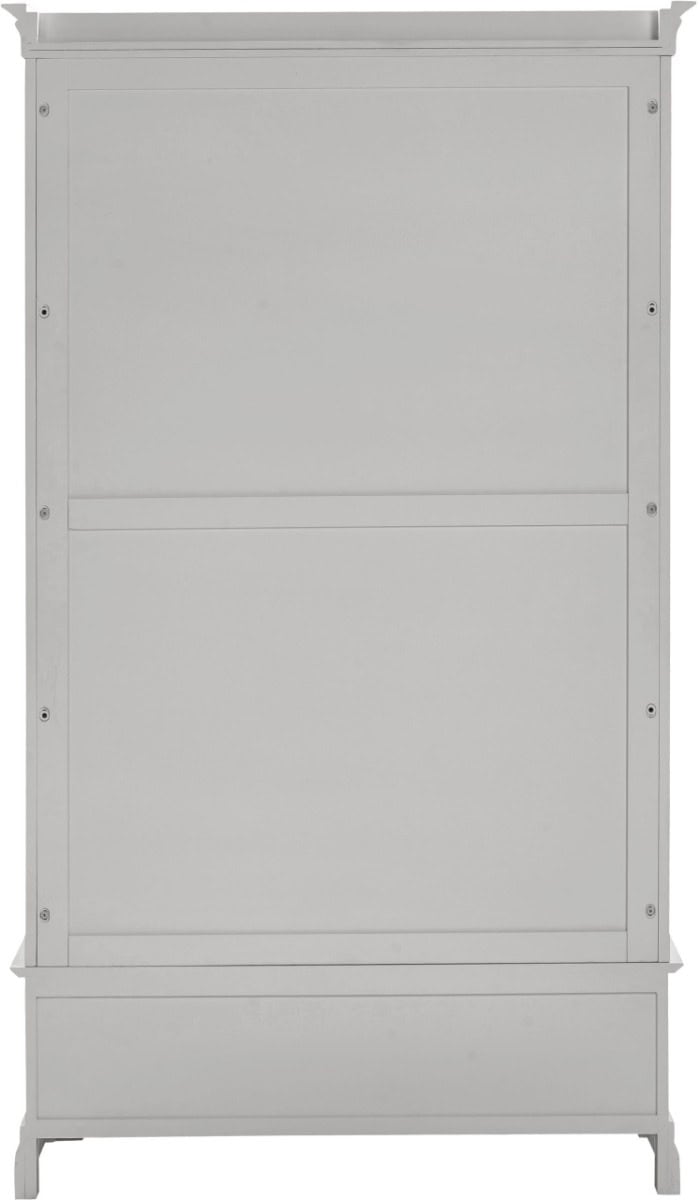 Bordeaux 2 Door Wardrobe - Pebble Grey - Image 8