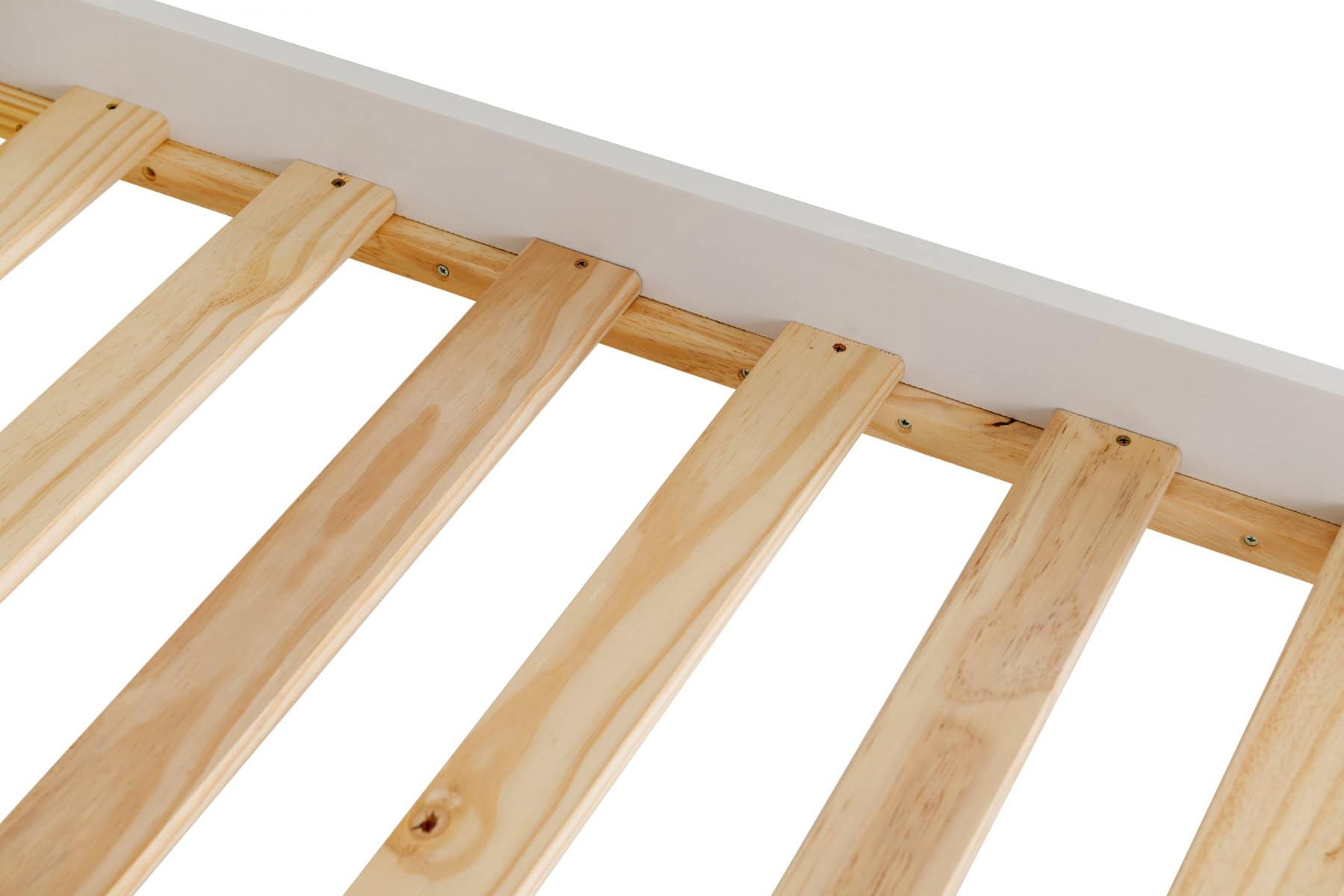 Monaco 4ft Low End Bedframe - White - Image 6