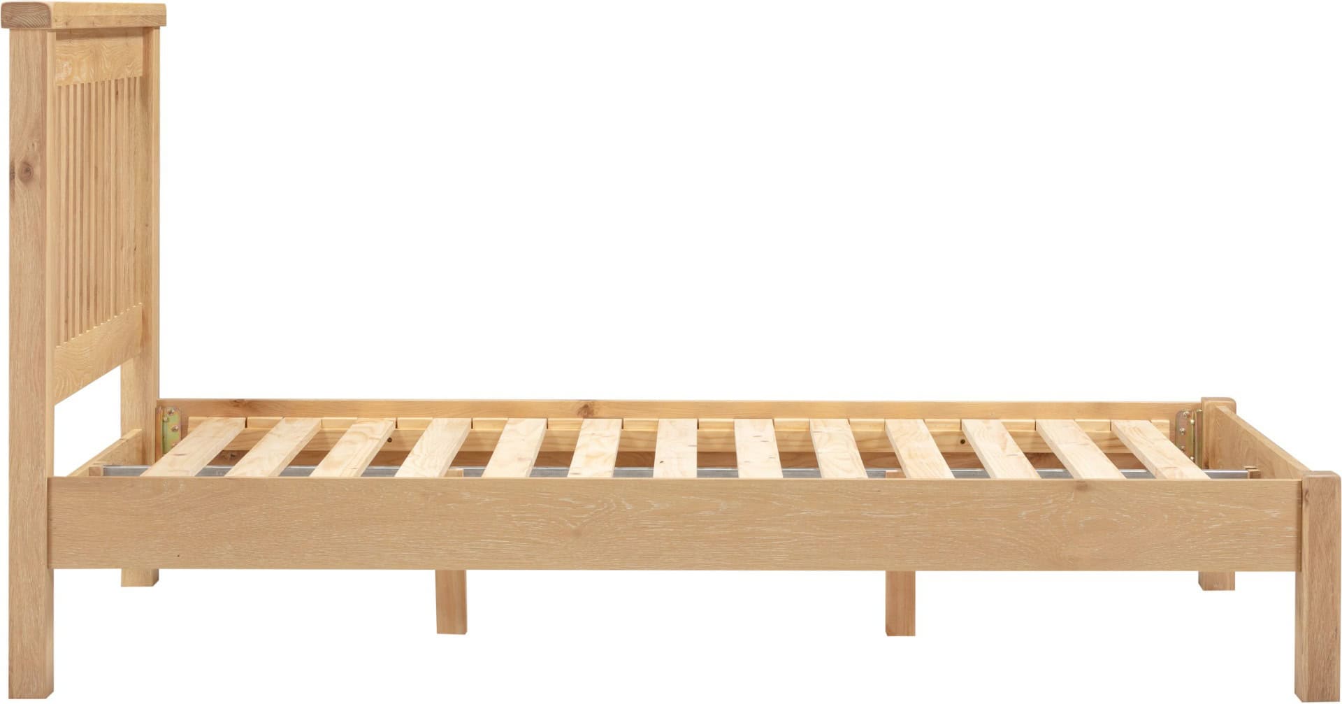 Windsor 4ft6 Low End Bedframe - Natural Oak - Image 3