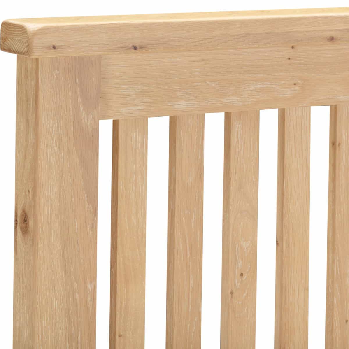 Windsor 4ft6 Low End Bedframe - Natural Oak - Image 5