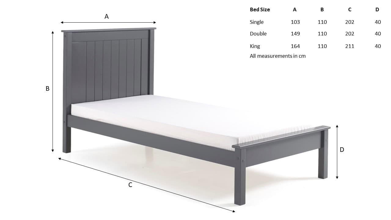 Limelight Taurus Low End 4ft6 Bedframe - White - Image 5