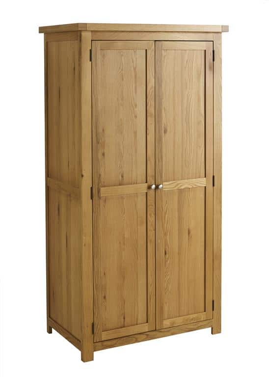 Woburn 2 Door Wardrobe - Oak - Image 5